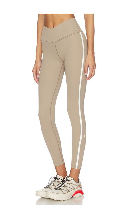 splits59 mia rigor legging w/ stripe in taupe.