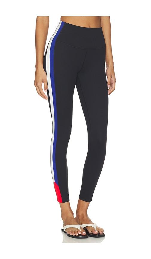 splits59 monah high waist rigor legging 7/8 legging in black.