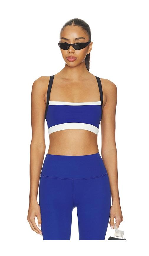 splits59 monah rigor bra in blue.