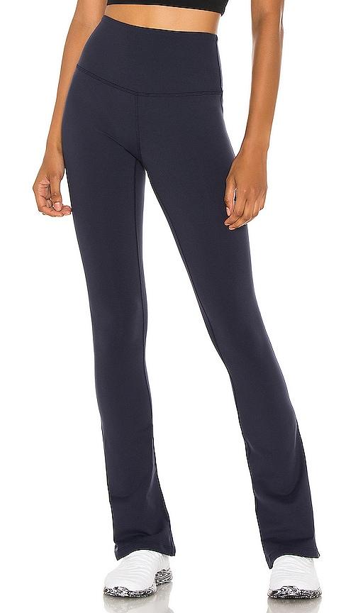 splits59 raquel high waist supplex flare 30'' legging in navy.