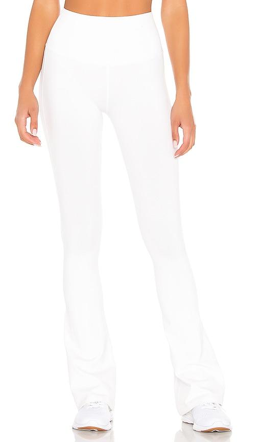 splits59 raquel high waist supplex flare 32â legging in white.
