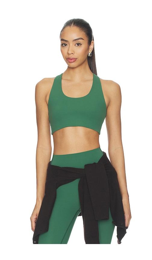 splits59 sara airweight bra in dark green.
