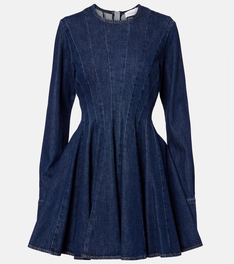 sportmax aereo denim minidress