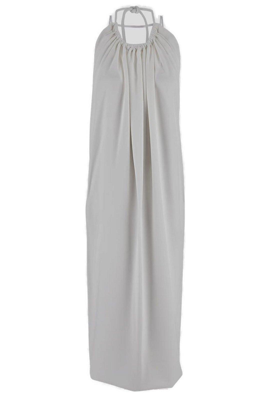 sportmax alceste 1234 open back sleeveless dress