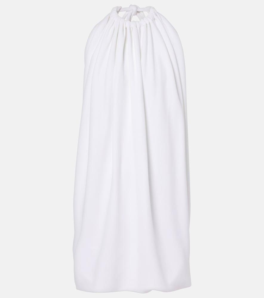 sportmax arizona draped halterneck minidress