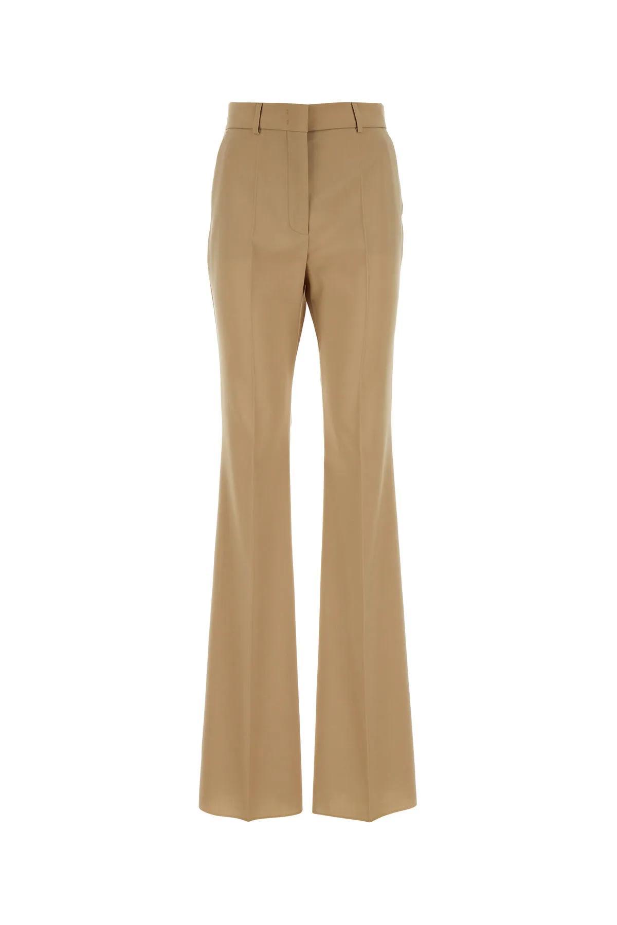 sportmax beige wool hangar pant