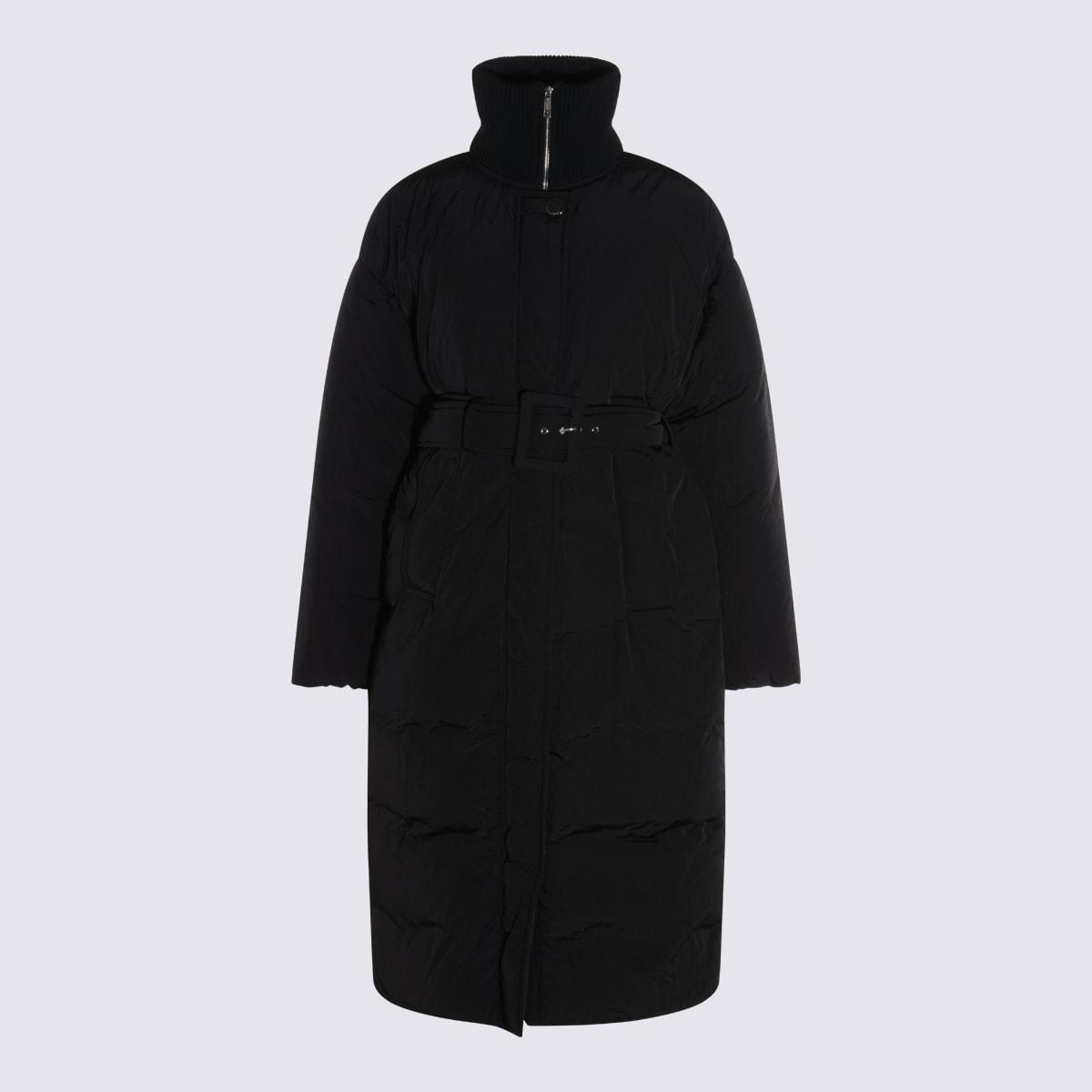 sportmax black casarsa down jacket