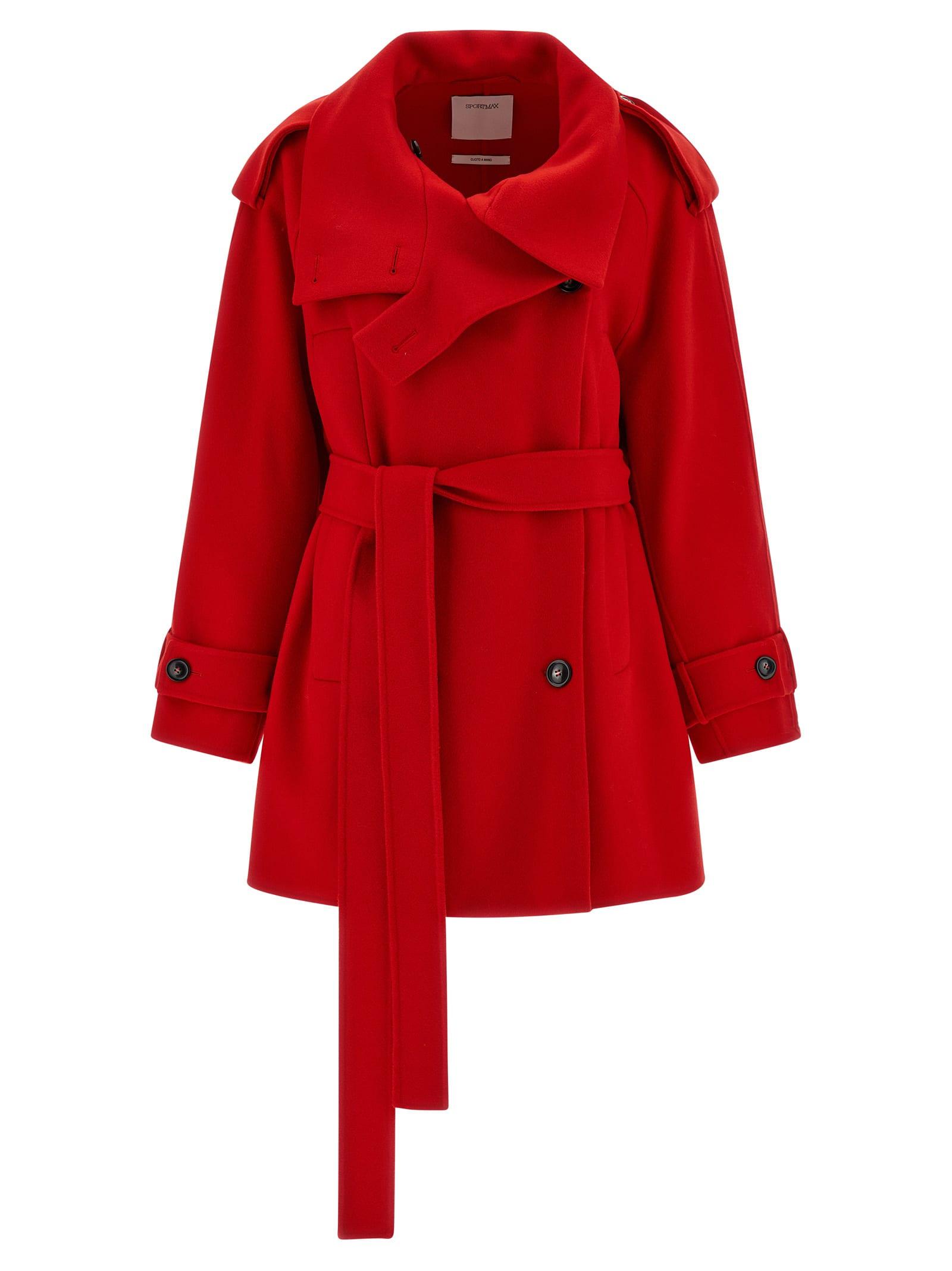 sportmax bouquet1234 trench coat