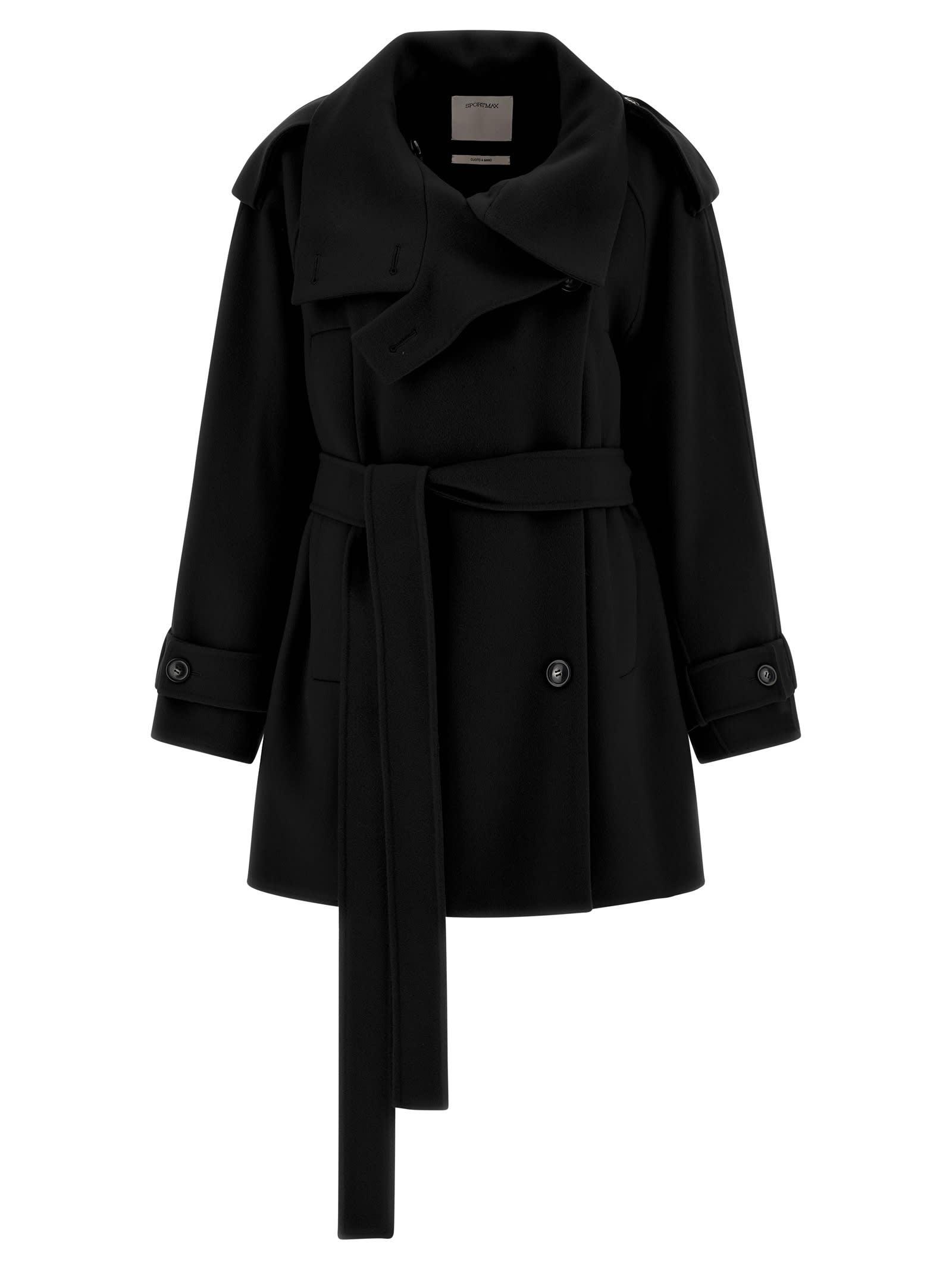 sportmax bouquet1234 trench coat