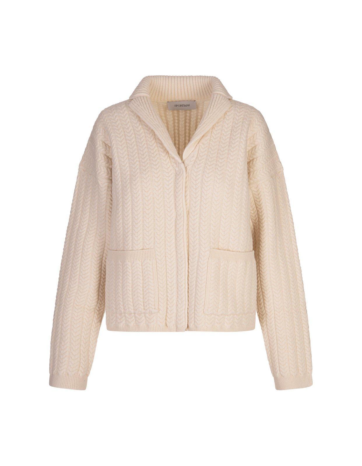 sportmax buttoned long-sleeved cardigan