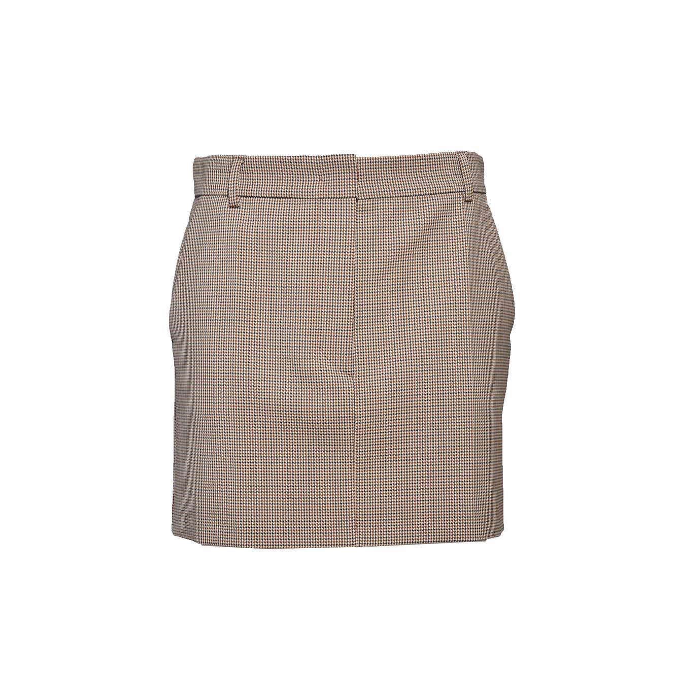 sportmax checked mini skirt