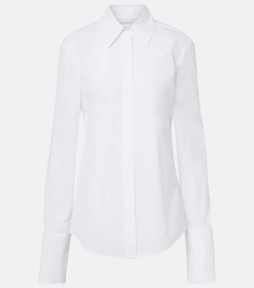 sportmax cotton poplin shirt