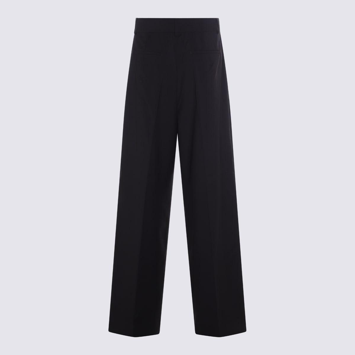 sportmax dark brown cotton velo pants