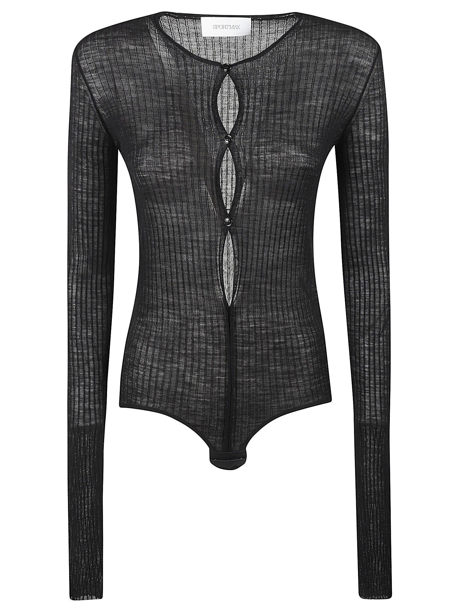 sportmax dinar ribbed bodysuit