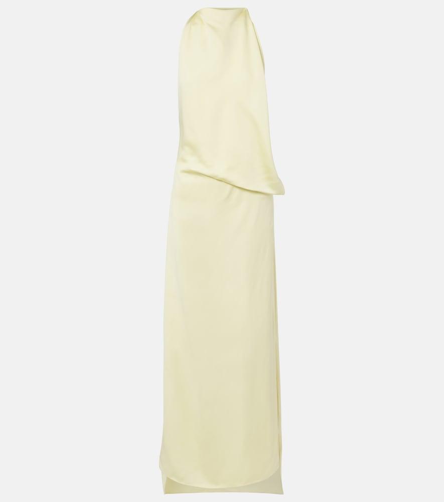 sportmax dolmen satin gown