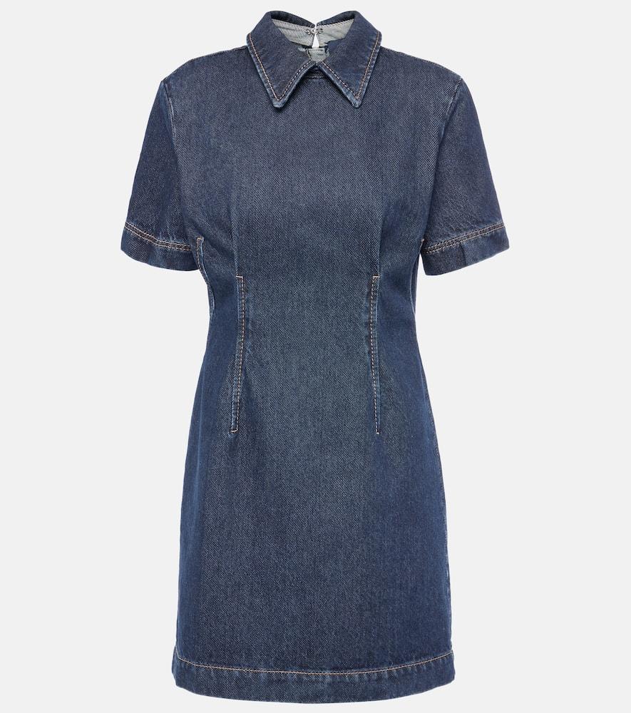sportmax douglas denim polo dress
