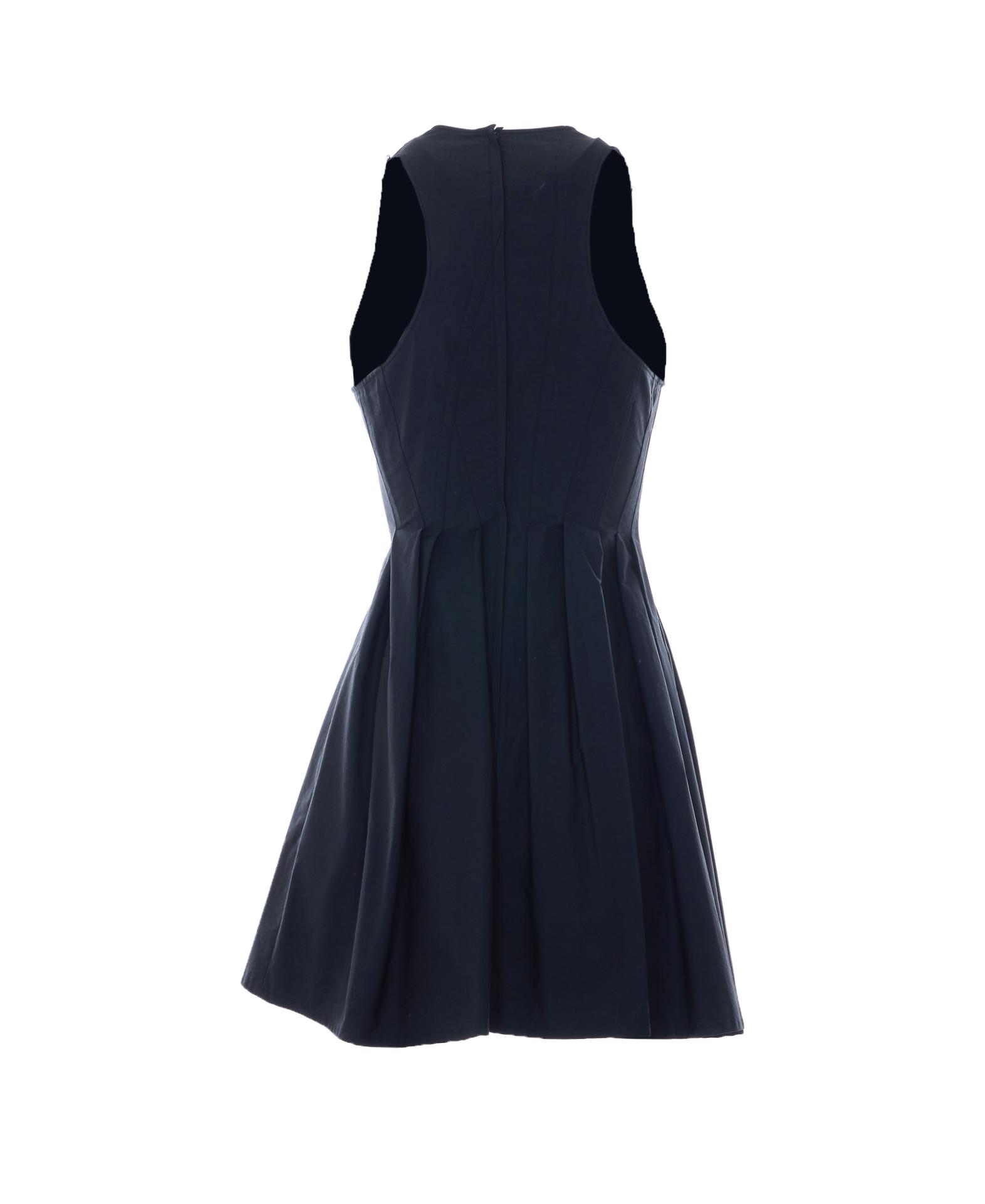 sportmax dresses black cotton - women
