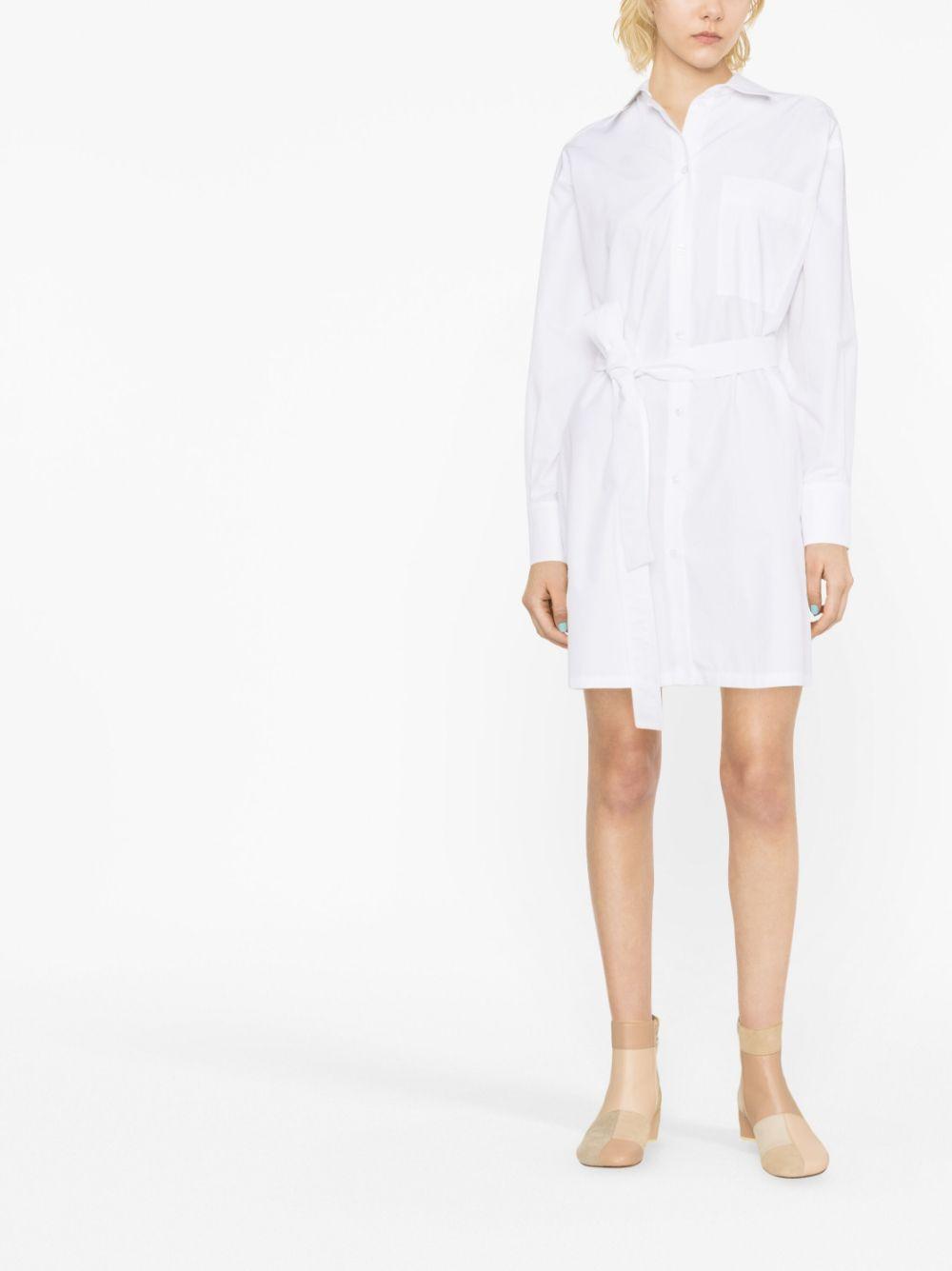 sportmax dresses white cotton - women