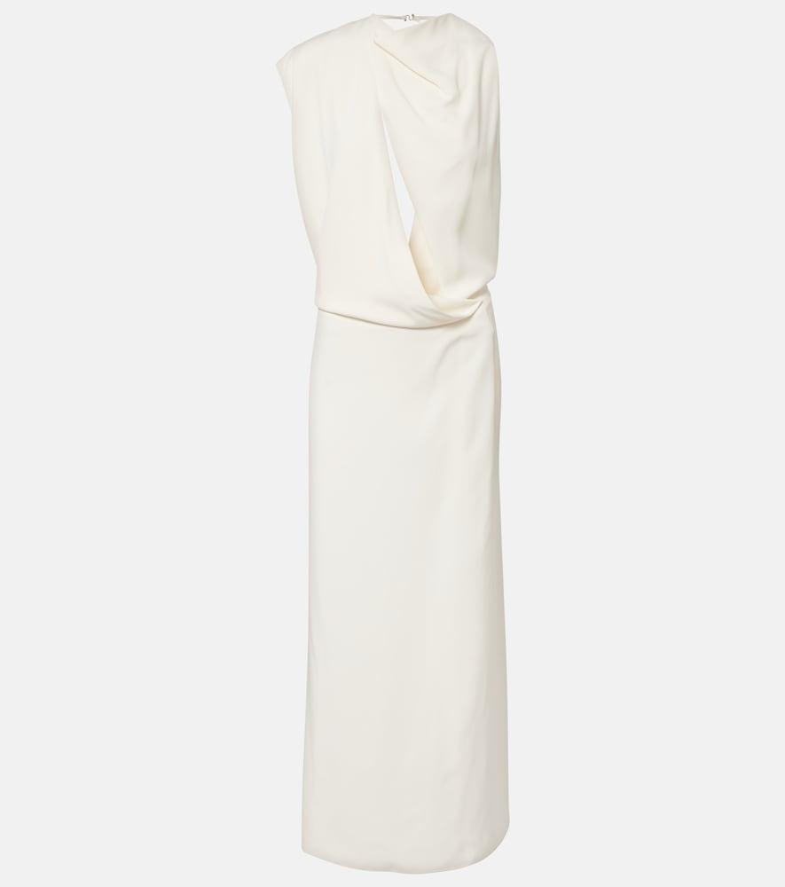 sportmax ebbri draped maxi dress