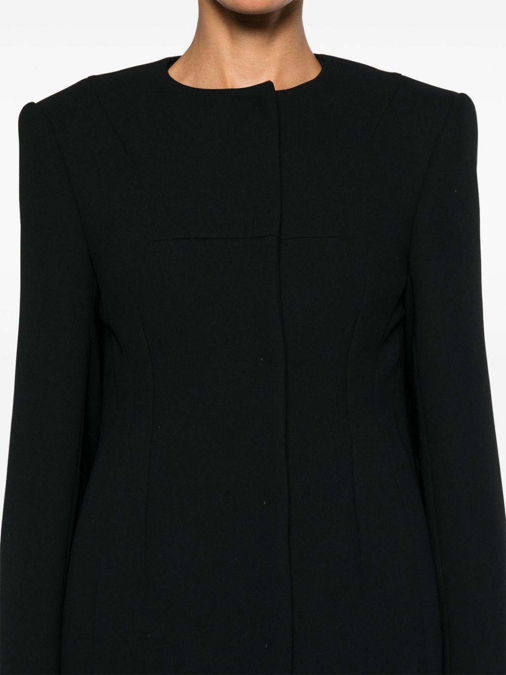sportmax fashion jackets black polyester - women