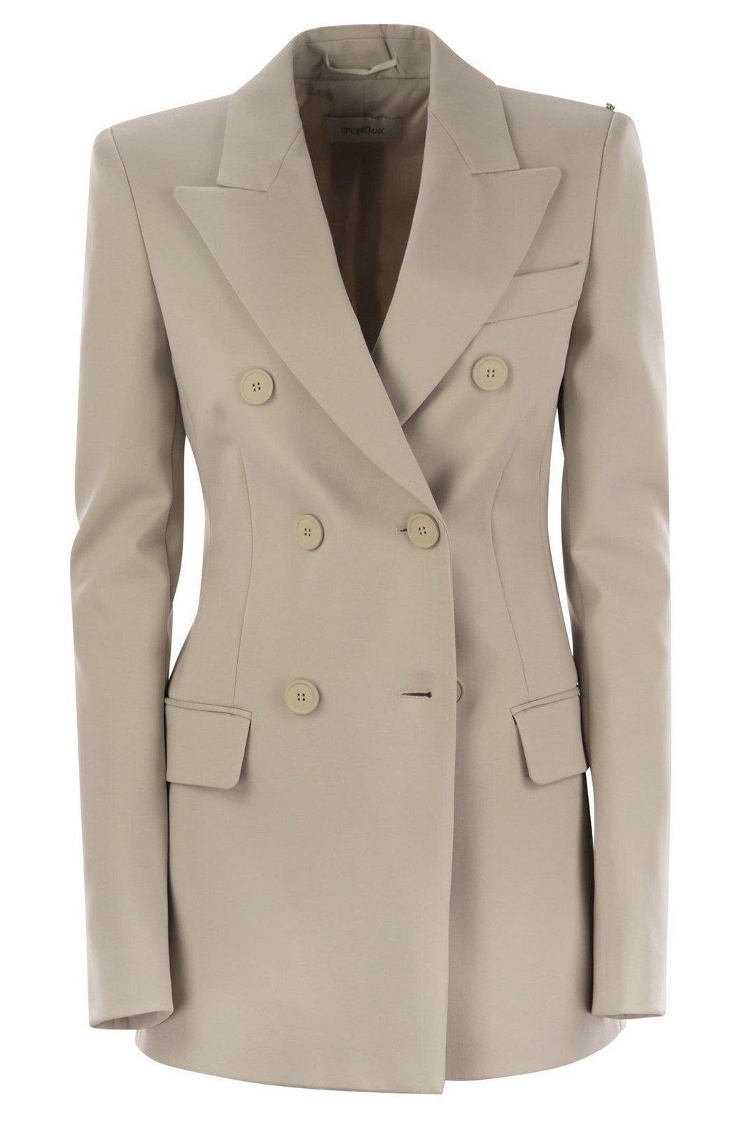 sportmax frizzo double-breasted blazer