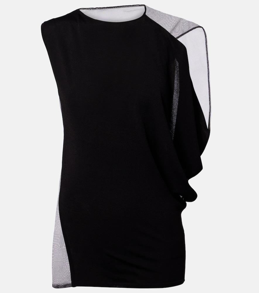 sportmax geranio asymmetric top