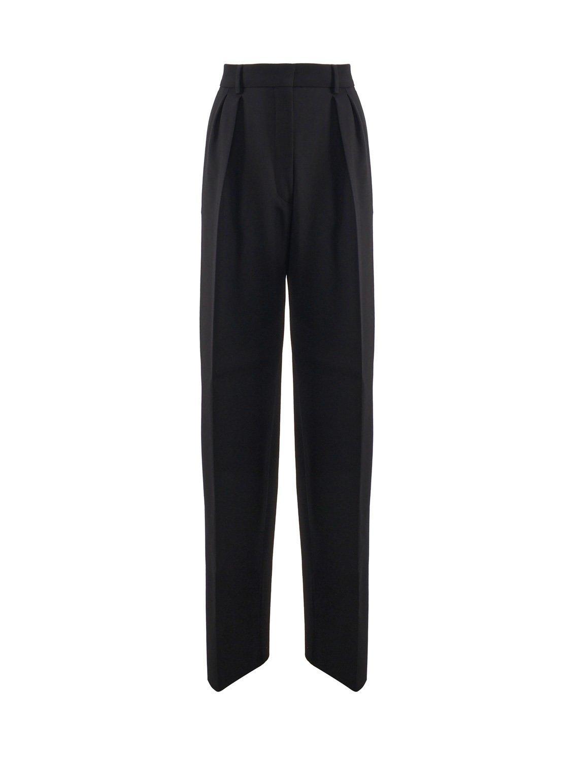 sportmax high waist straight leg trousers