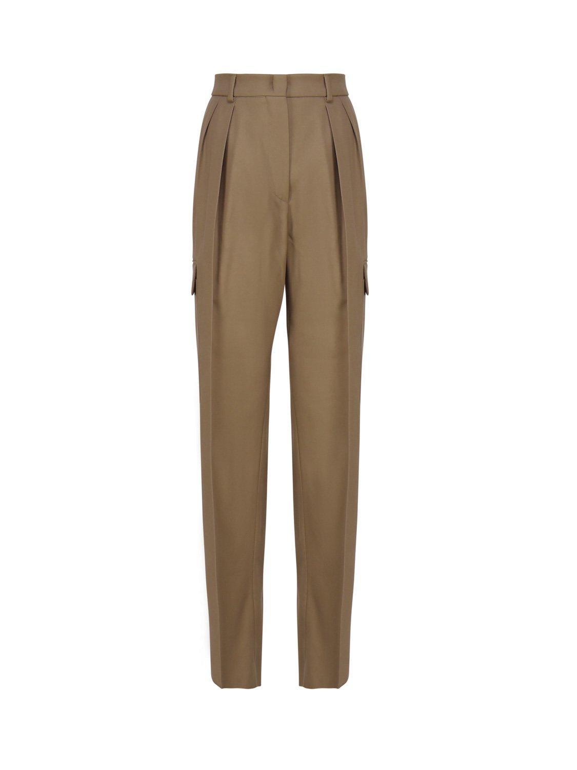 sportmax high waist straight leg trousers