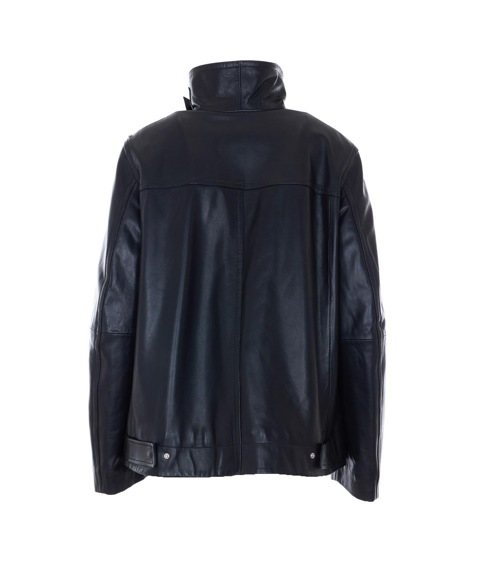 sportmax jackets black lamb leather - women