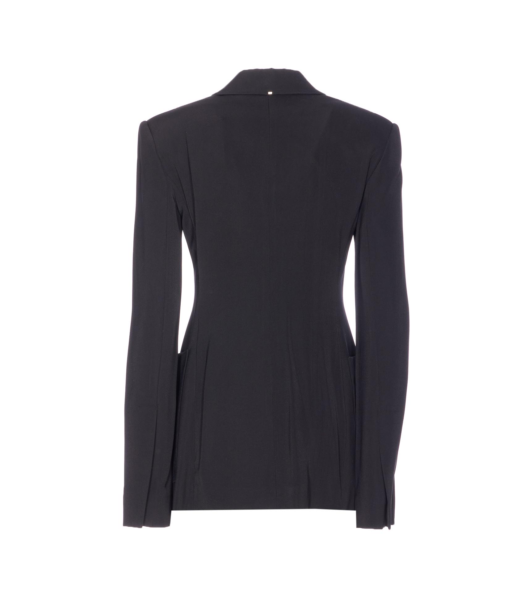 sportmax jackets black viscose - women