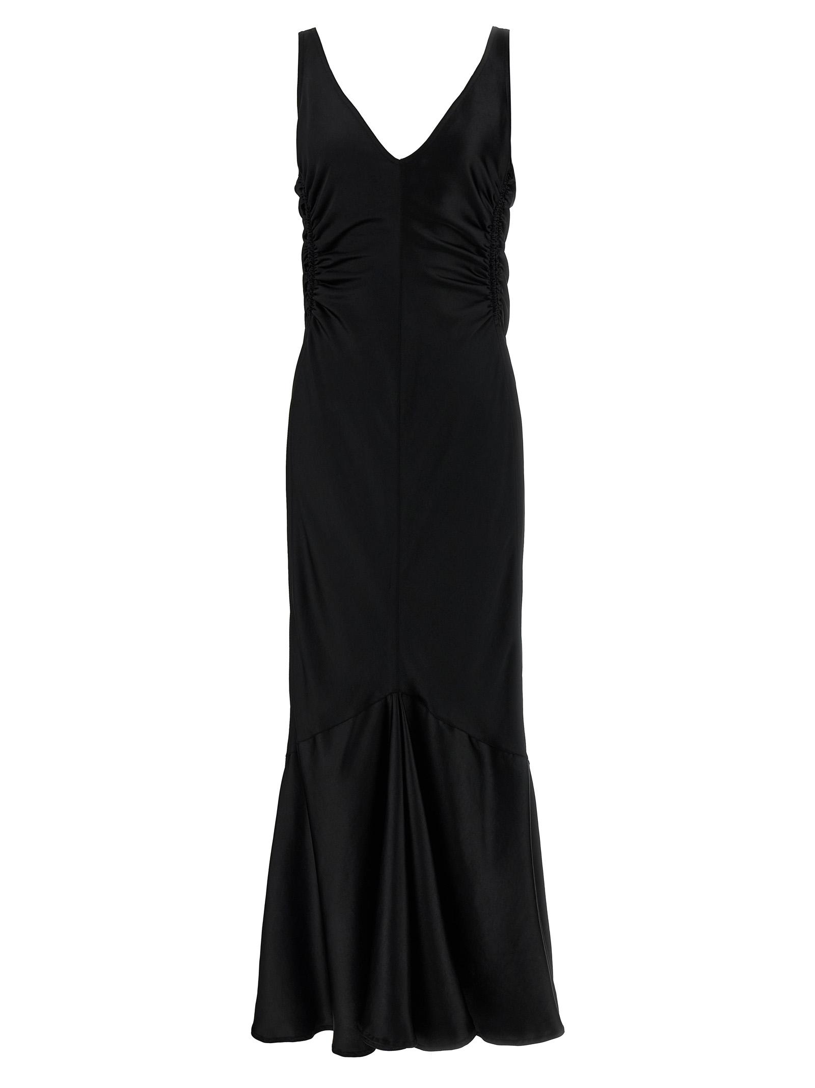 sportmax katia dress black polyester - women