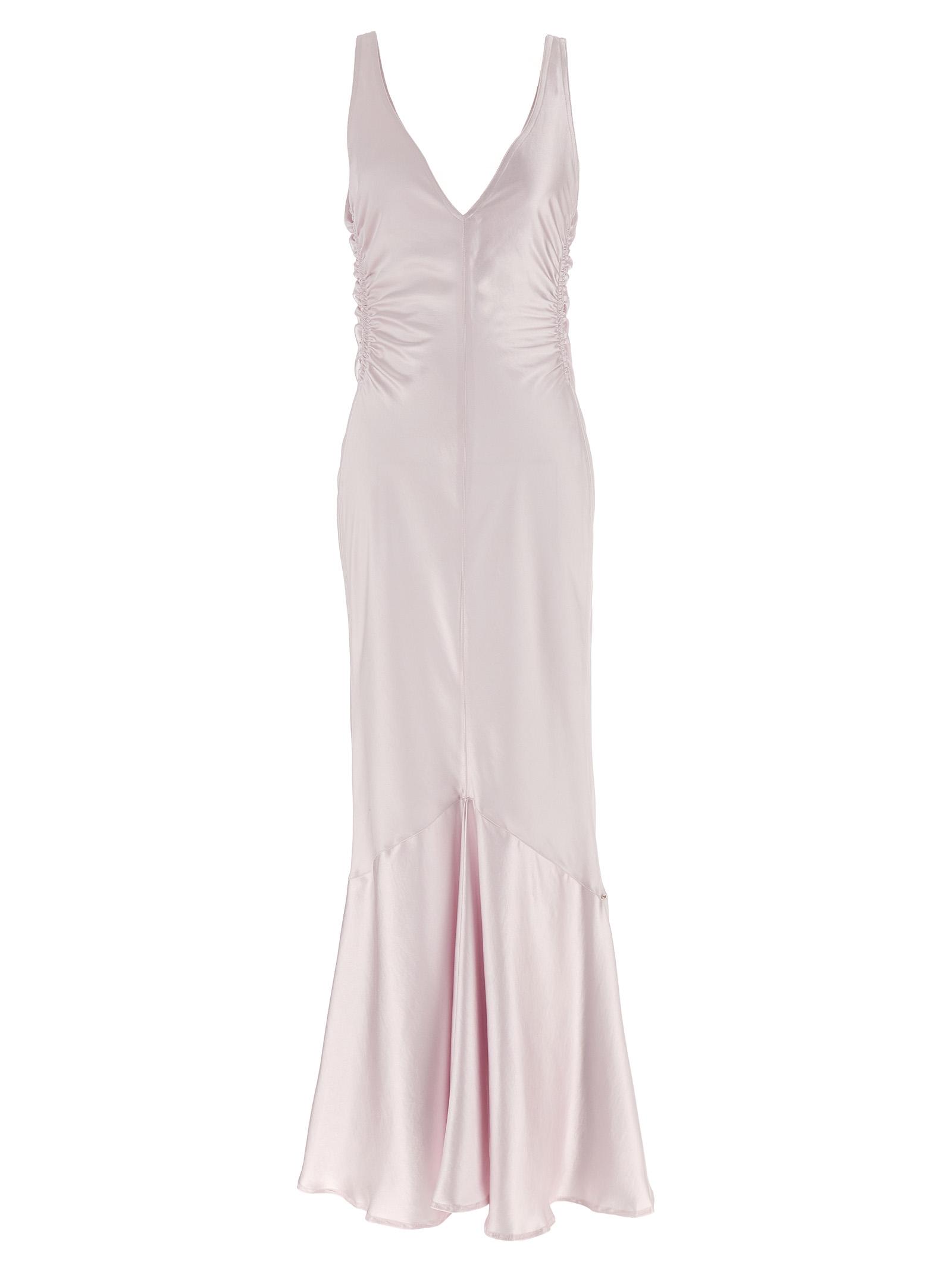 sportmax katia dress pink polyester - women