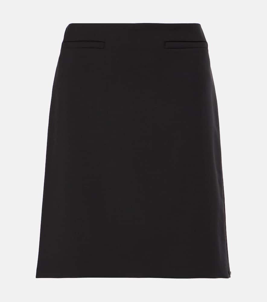 sportmax luigia virgin wool miniskirt