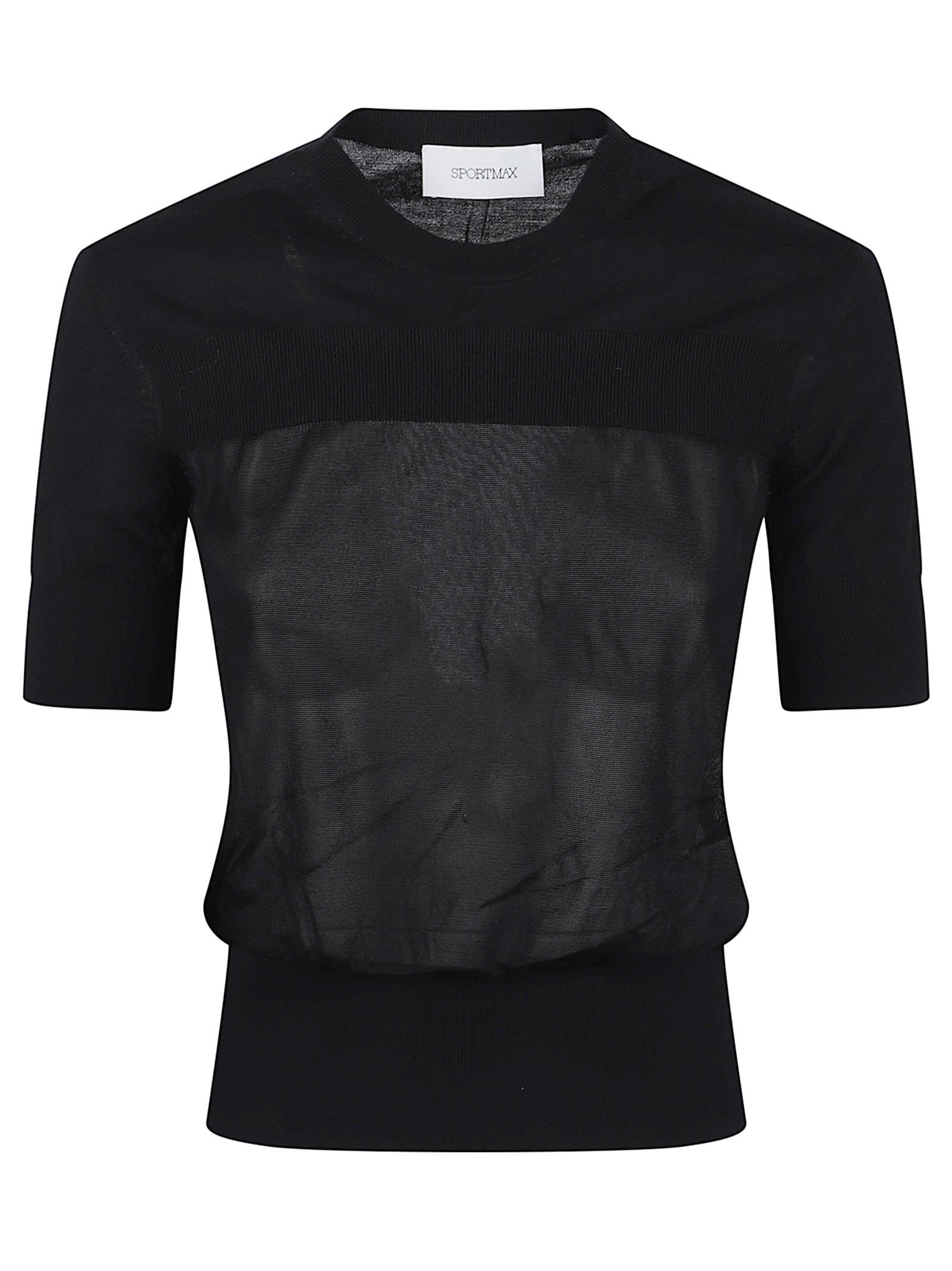 sportmax maglia-canottiera-top okra