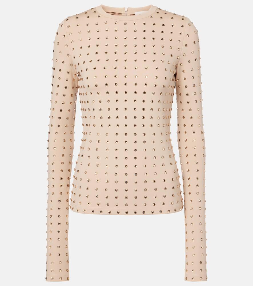 sportmax negus embellished top