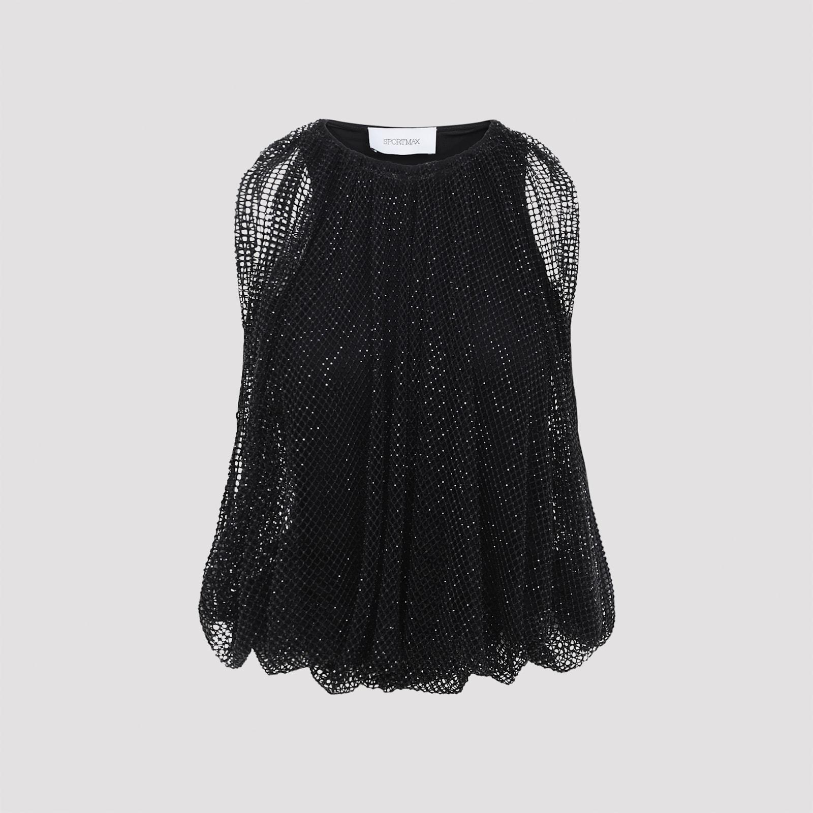 sportmax nodo strass top