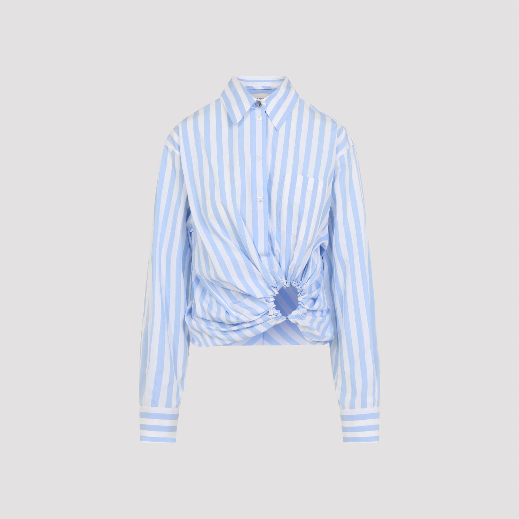 sportmax palmizi shirt blue cotton - women