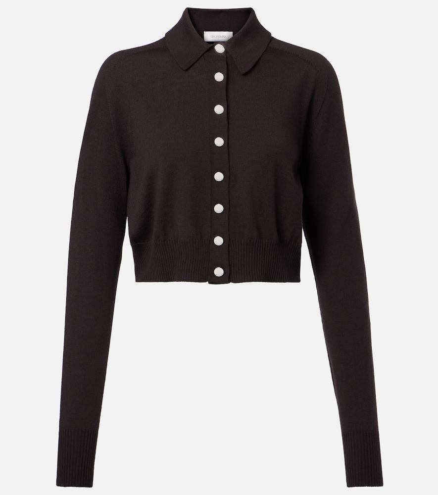 sportmax perseo virgin wool cardigan