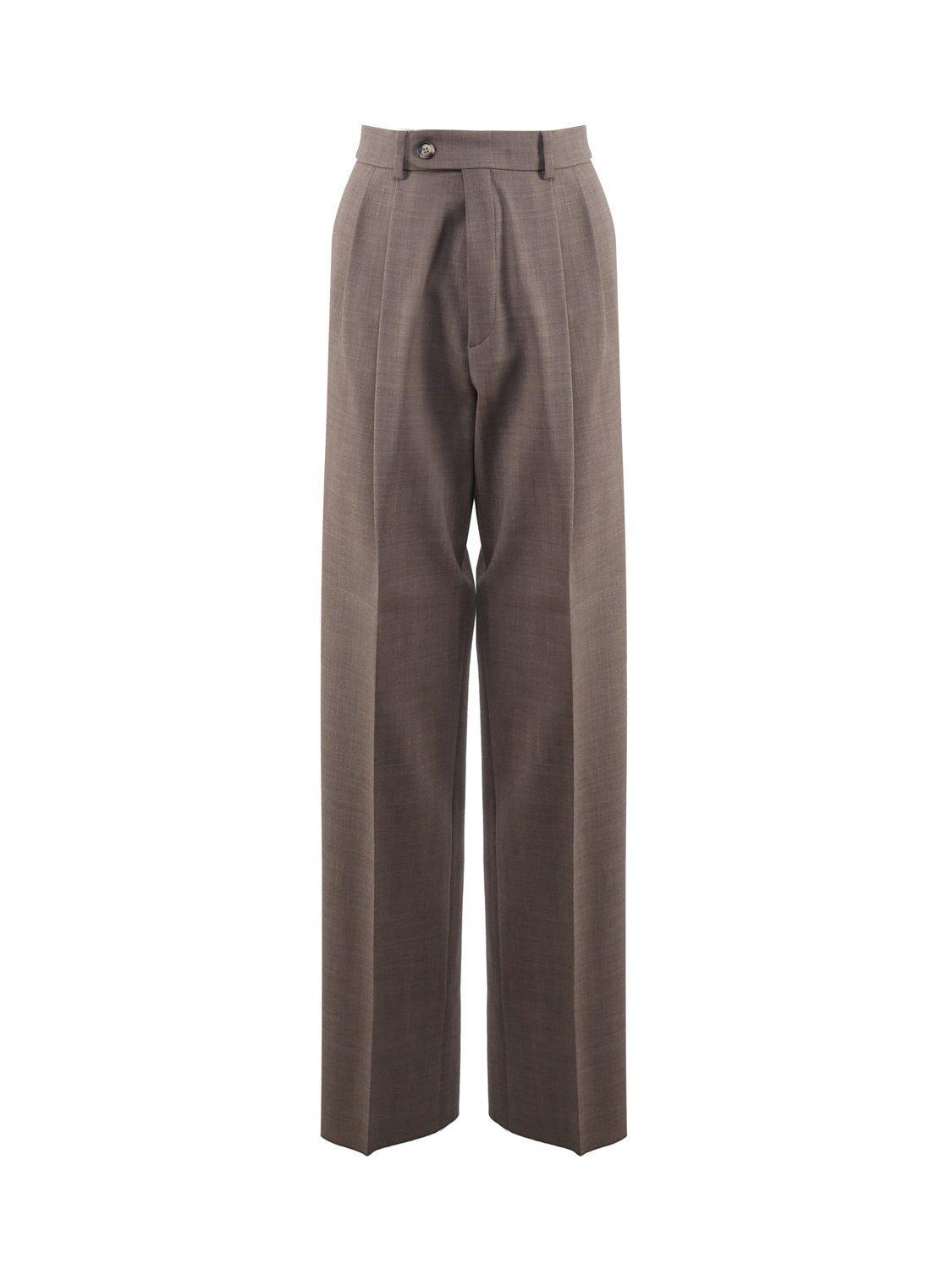 sportmax pleated tailored trousers