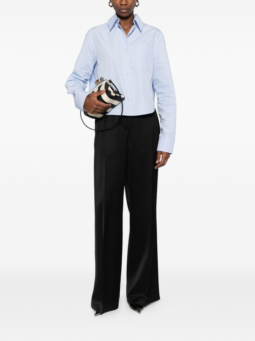 sportmax pre shirts clear blue cotton - women