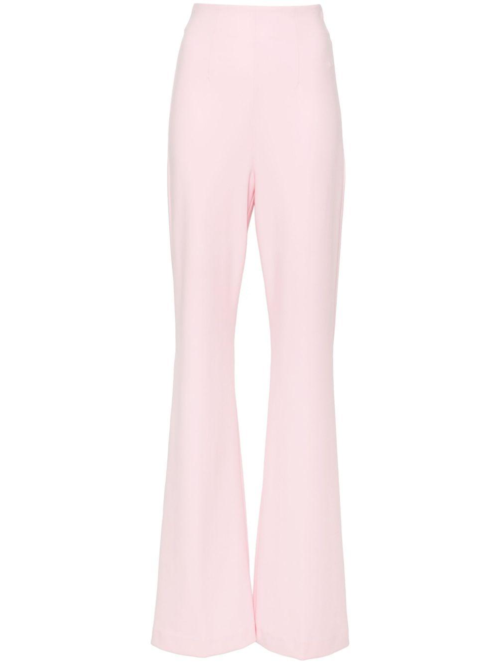 sportmax pre trousers lilac polyamide elastane - women