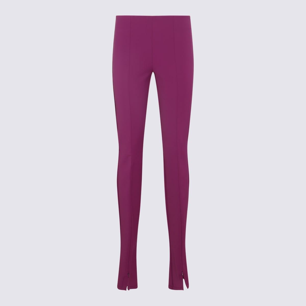 sportmax purple stretch torre pants