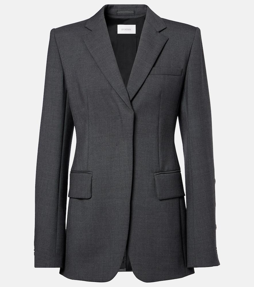sportmax ranghi virgin wool blazer