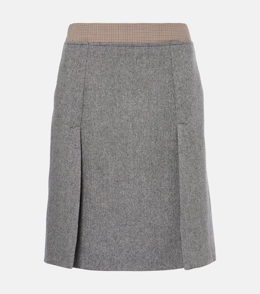 sportmax riga tweed midi skirt
