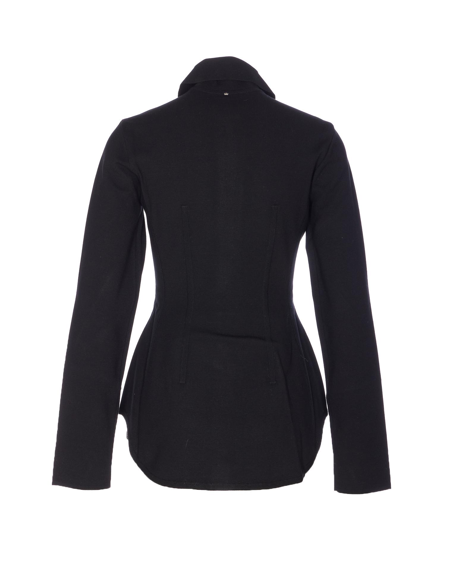 sportmax shirts black viscose - women