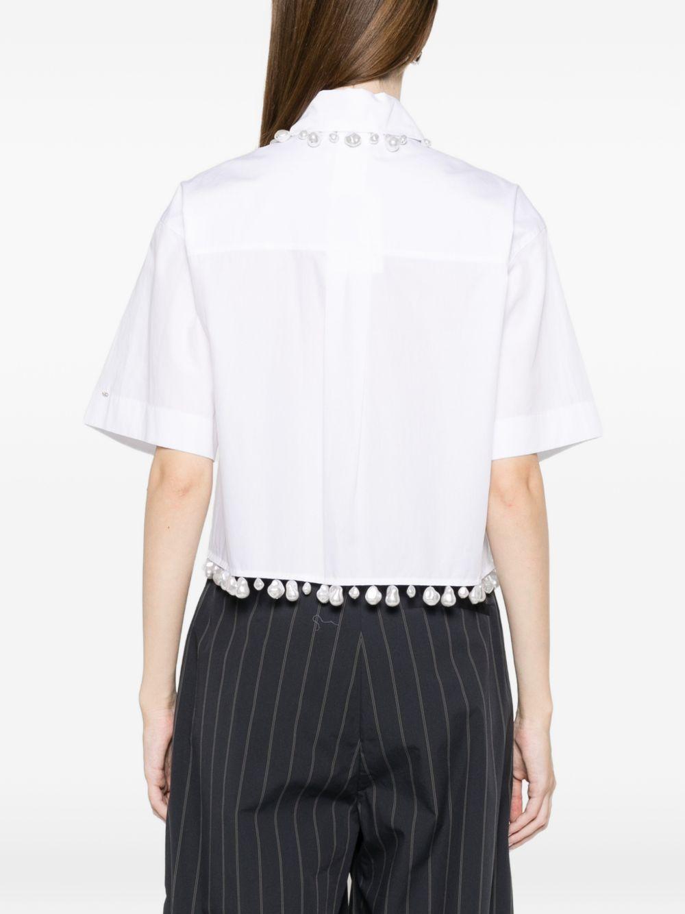 sportmax shirts white cotton - women