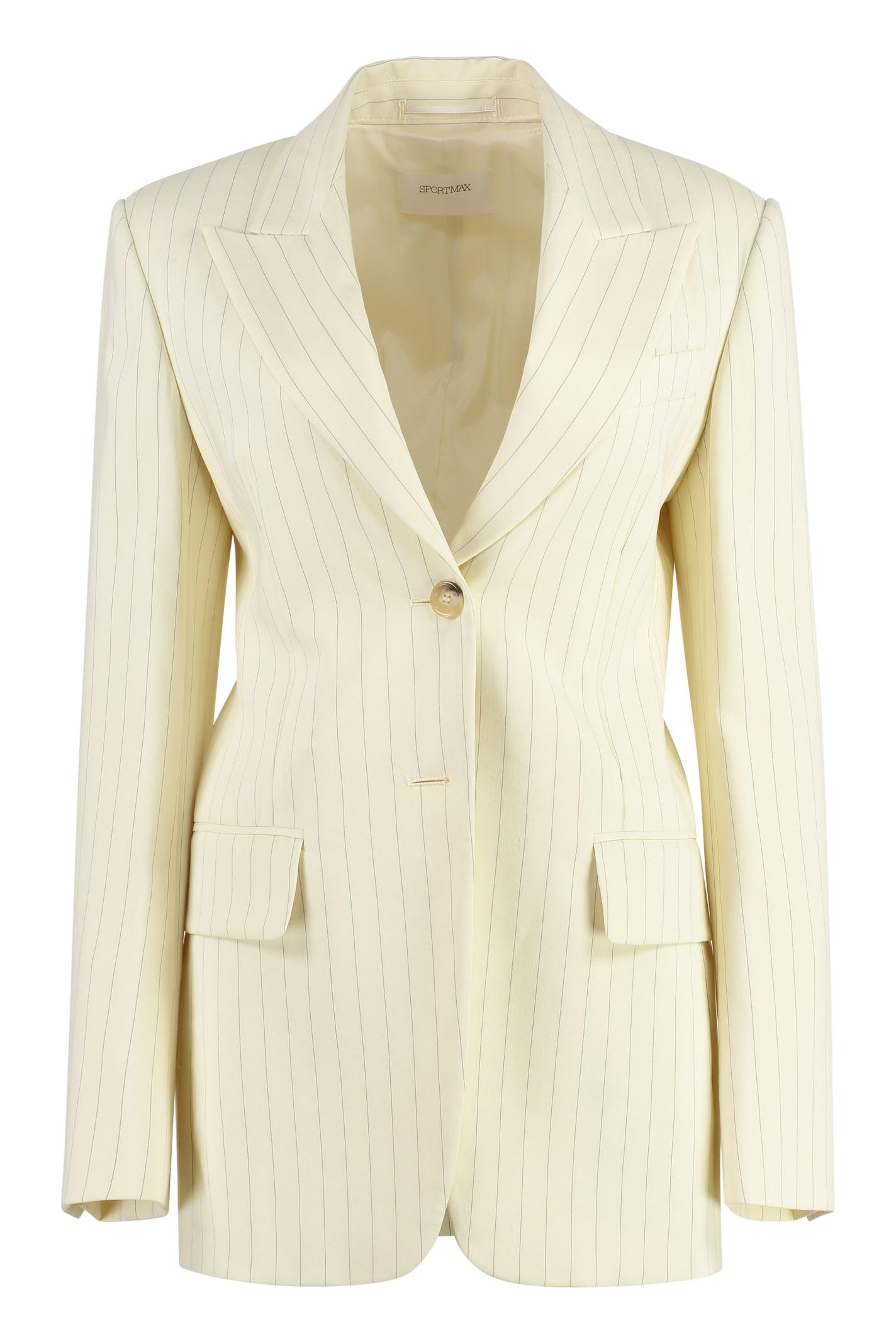 sportmax single-breasted two-button jacket