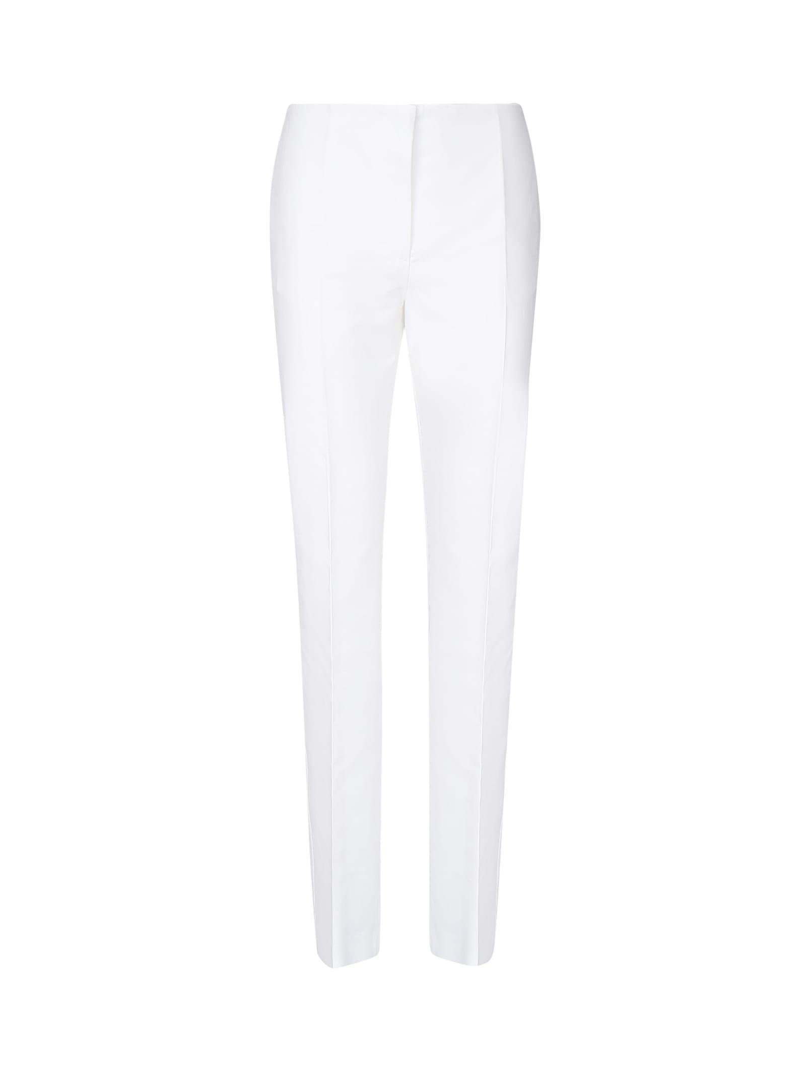 sportmax slim cotton trousers