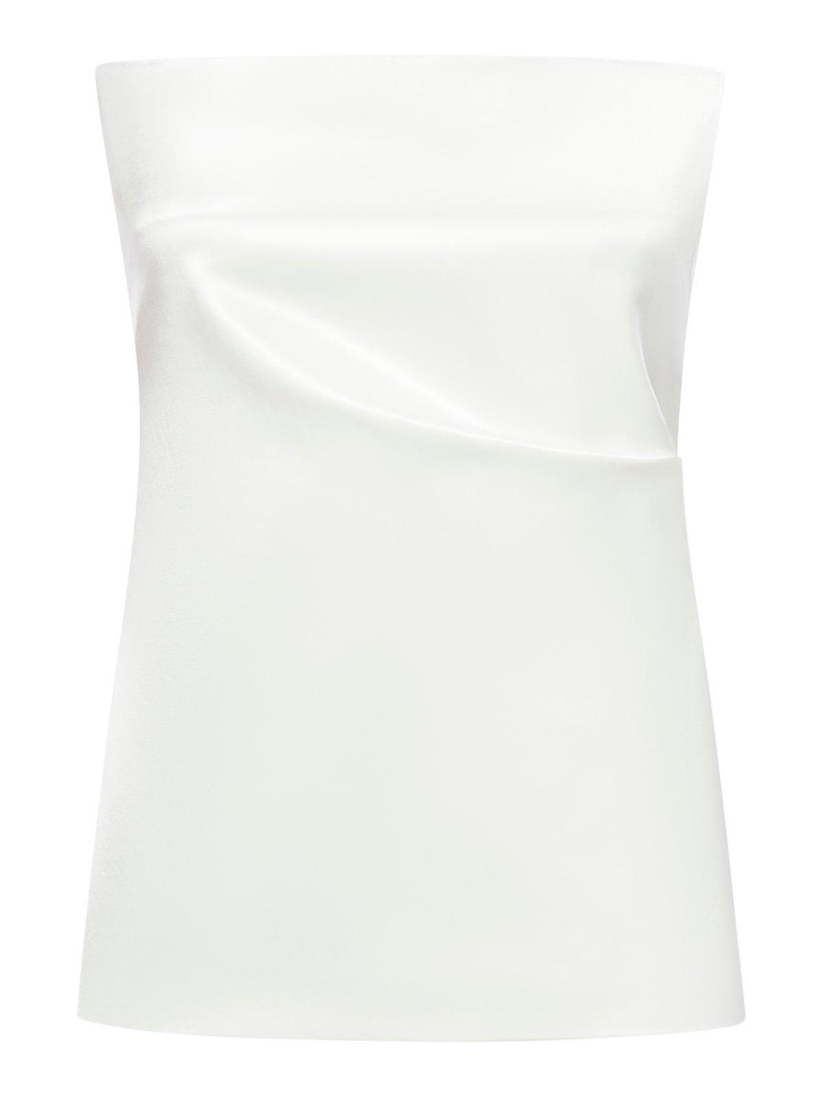 sportmax strapless bustier top