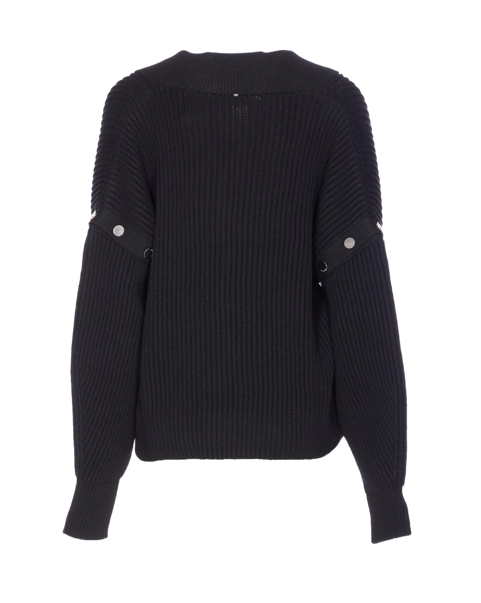 sportmax sweaters black virgin wool - women
